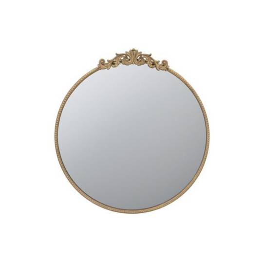 Round Gold Mirror 76cm